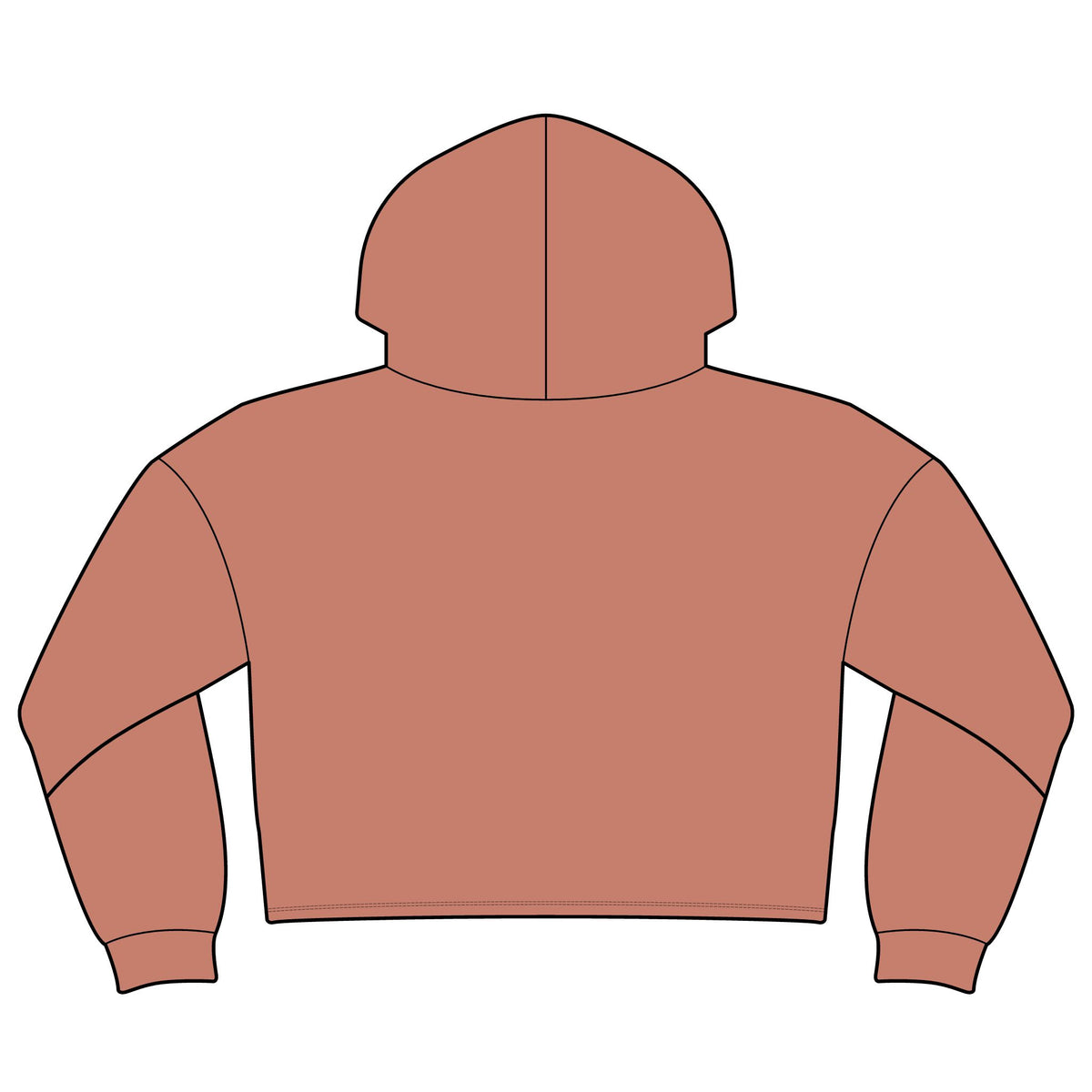 One of One Relaxed Cropped Hoodie