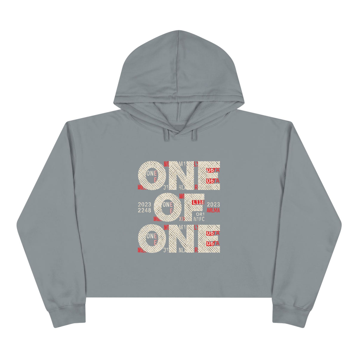 One of One Cropped Hoodie