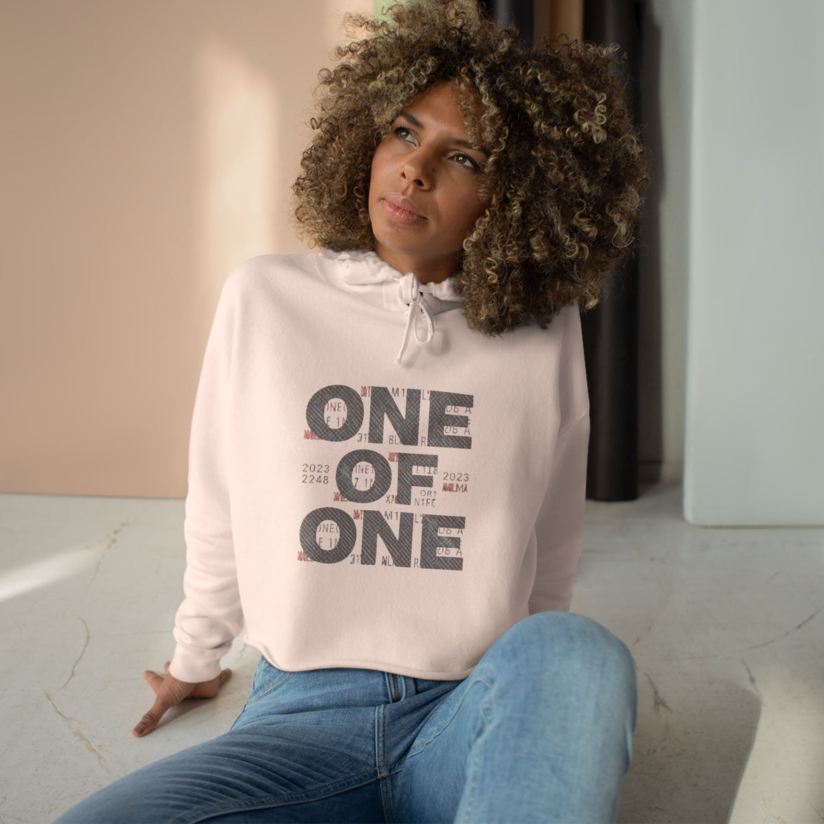One of One Crop Hoodie