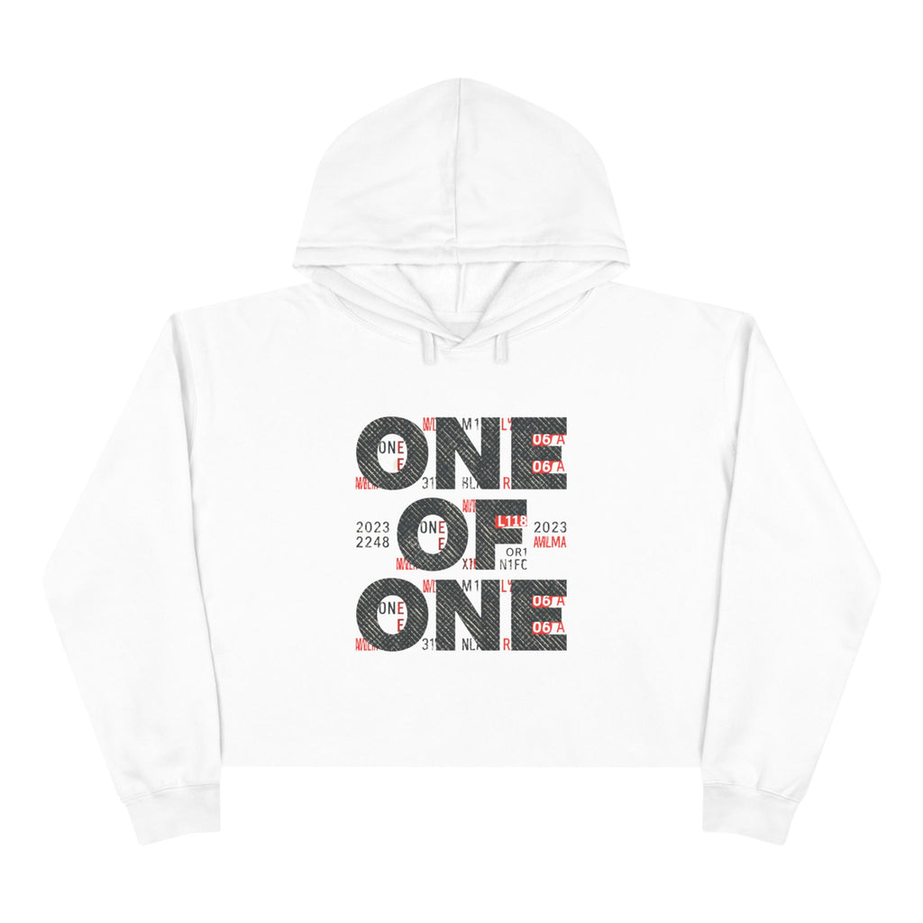 One of One Cropped Hoodie