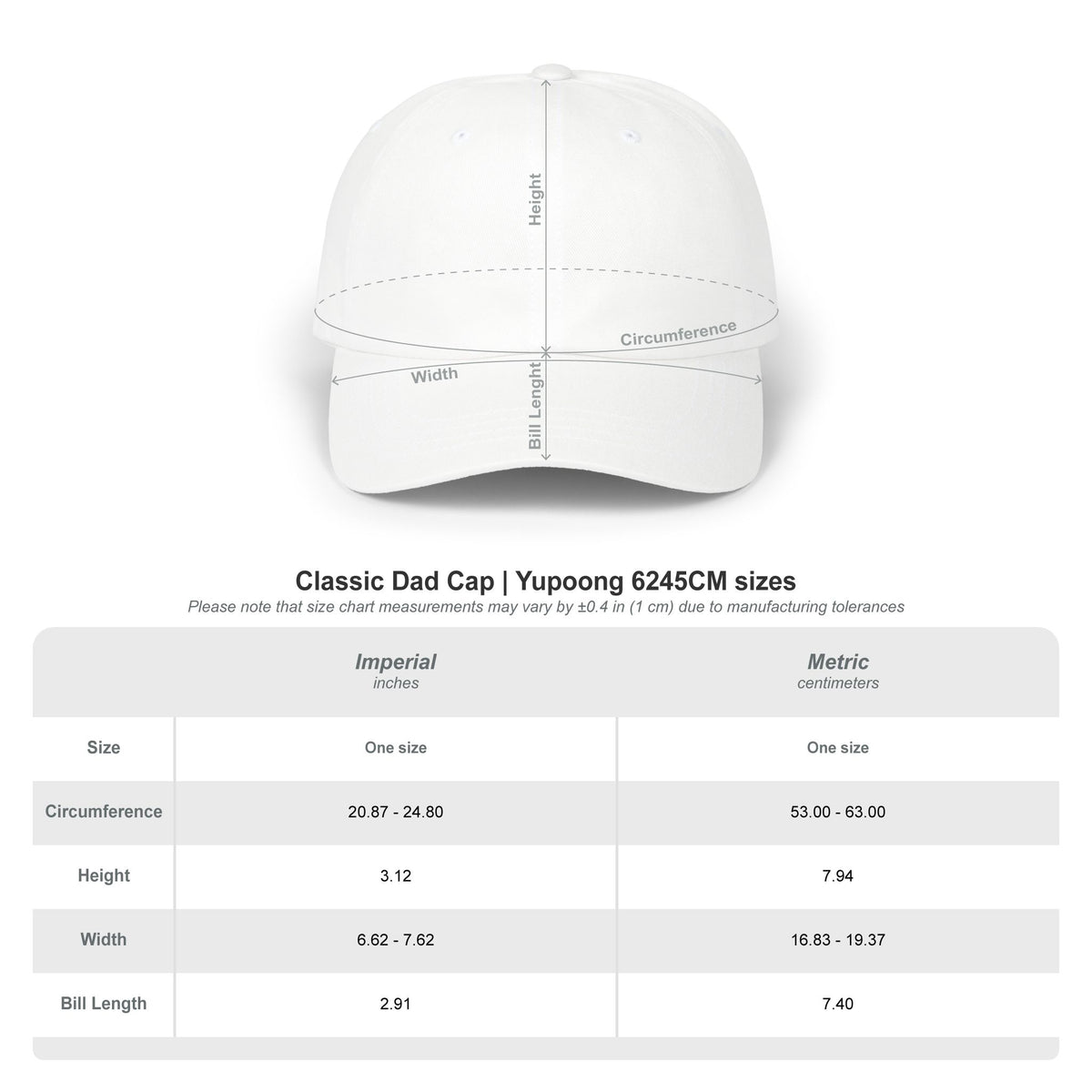 One of One Dad Cap