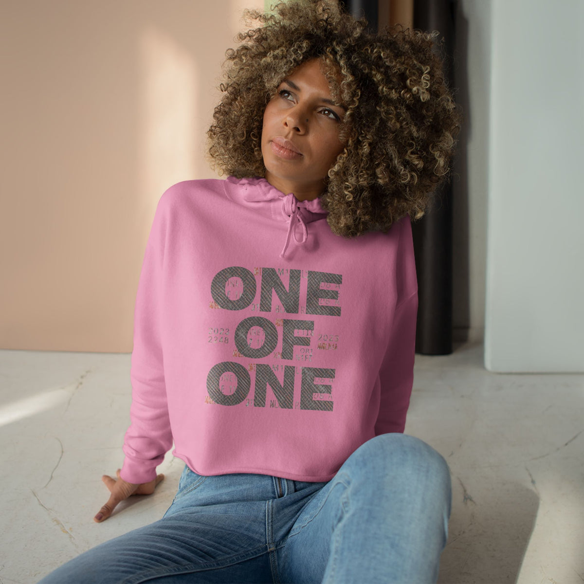 One of One Cropped Hoodie