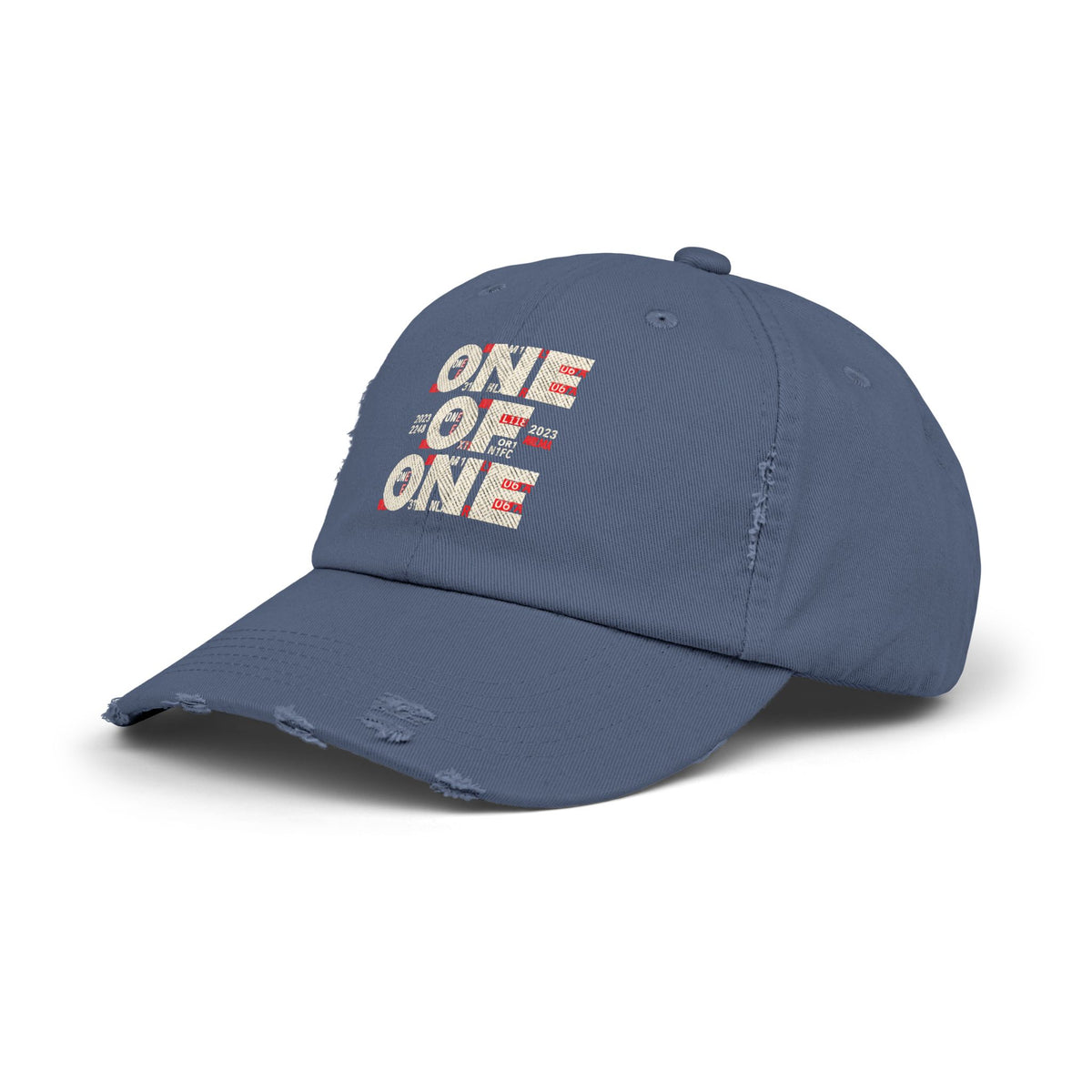 Unisex Distressed Cap – One of One Dad Hat
