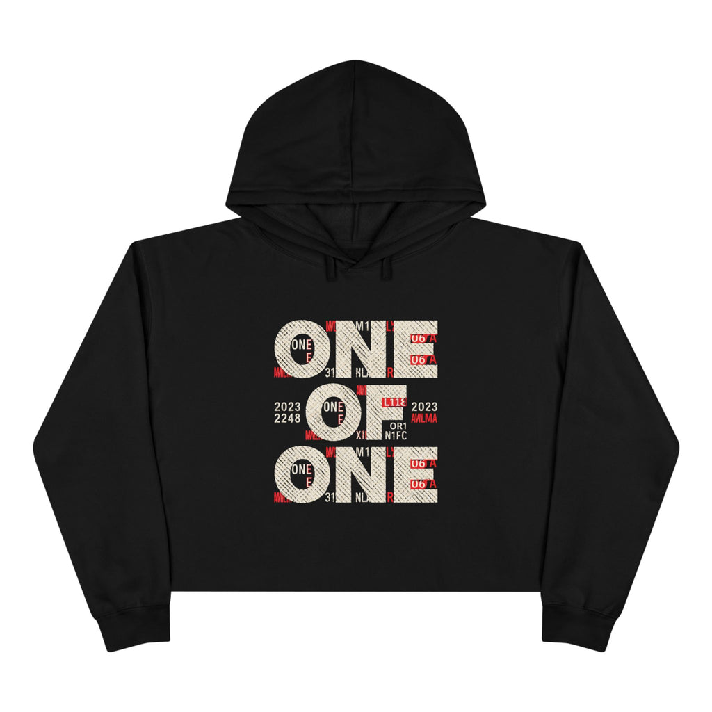 One of One Cropped Hoodie