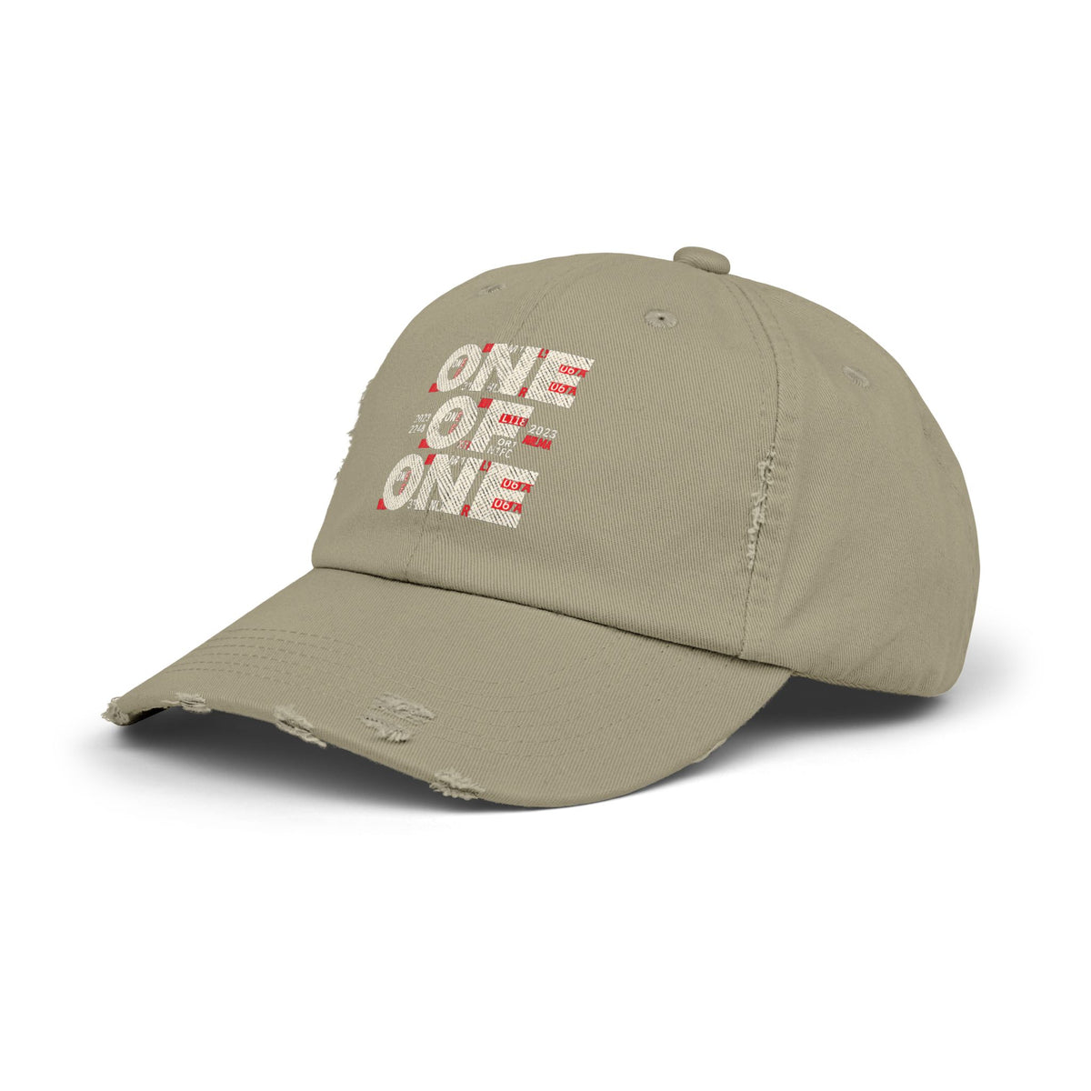 Unisex Distressed Cap – One of One Dad Hat