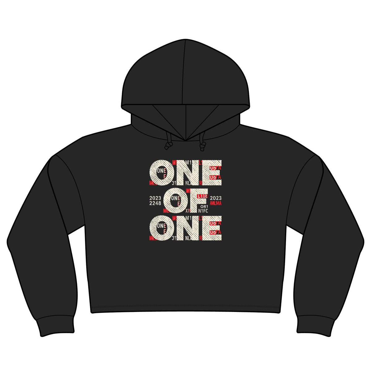 One of One Relaxed Cropped Hoodie