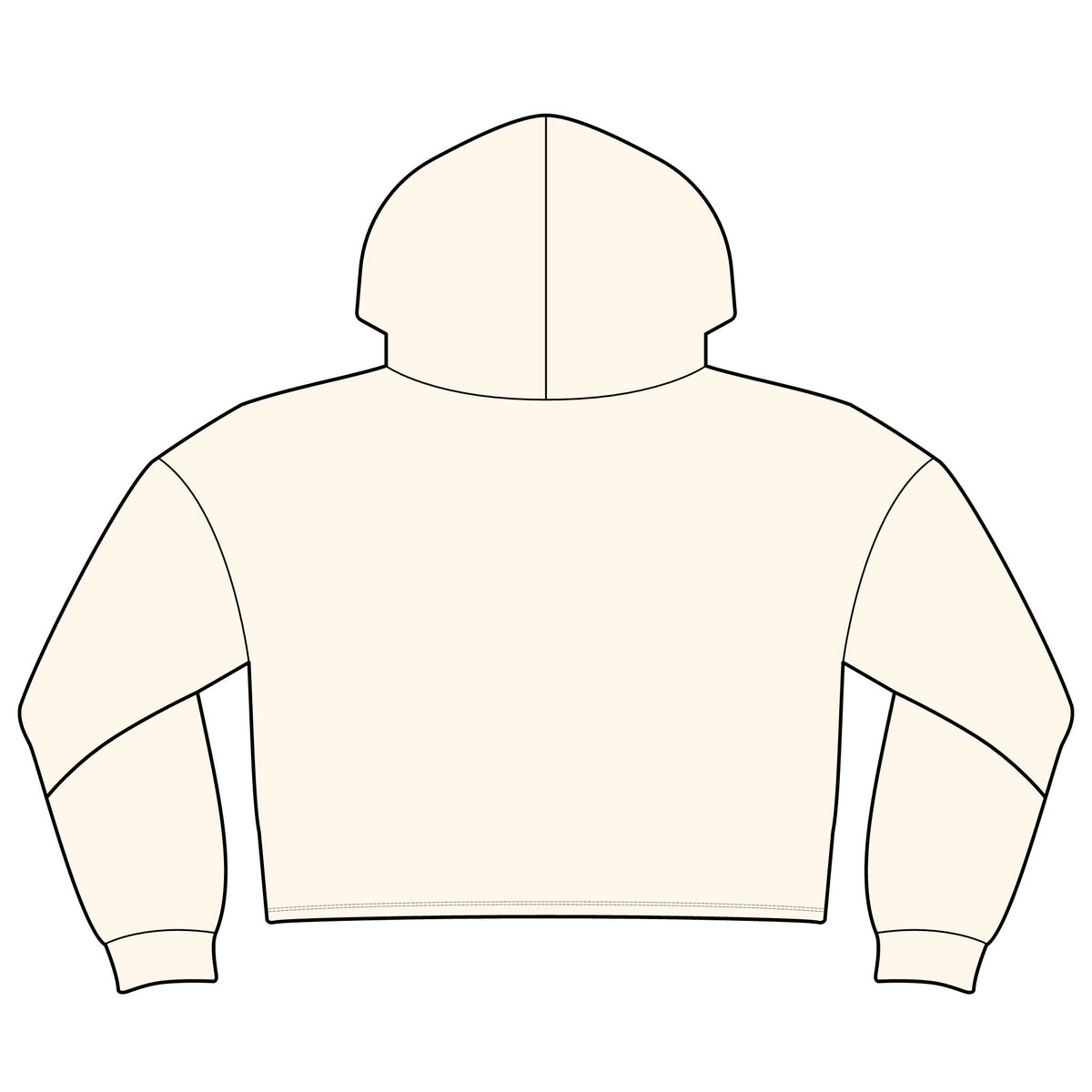 One of One Relaxed Cropped Hoodie